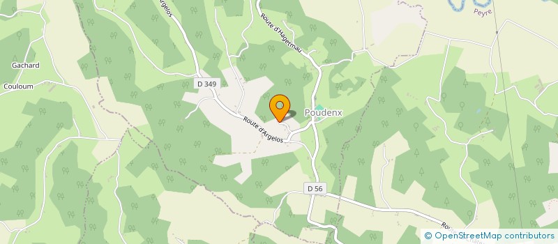 localisation de l'entreprise SCI LA SOLEILLEE  SAINT-CRICQ-CHALOSSE