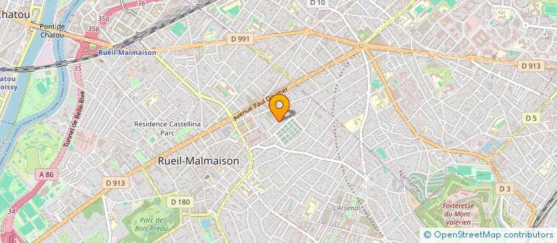 localisation de l'entreprise SCI LA SOLIDAIRE  RUEIL-MALMAISON