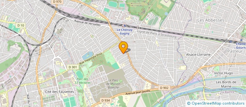 localisation de l'entreprise SCI LA SOLOGNE  NEUILLY-SUR-MARNE