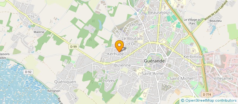 localisation de l'entreprise SCI LA SOLOGNE  GUERANDE