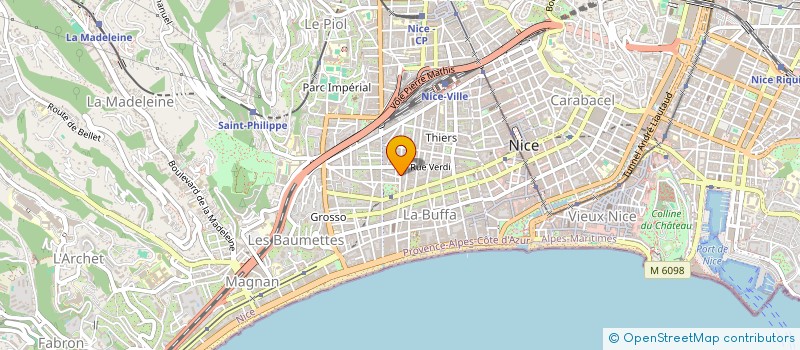 localisation de l'entreprise SCI LA SONATINE à NICE