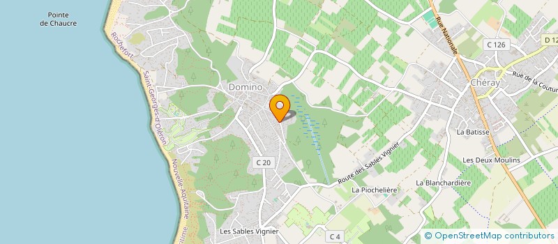 localisation de l'entreprise SCI LA SORINE  SAINT GEORGES D'OLERON