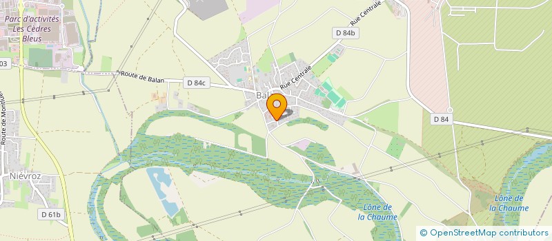 localisation de l'entreprise SCI LA SOUCHE à BALAN