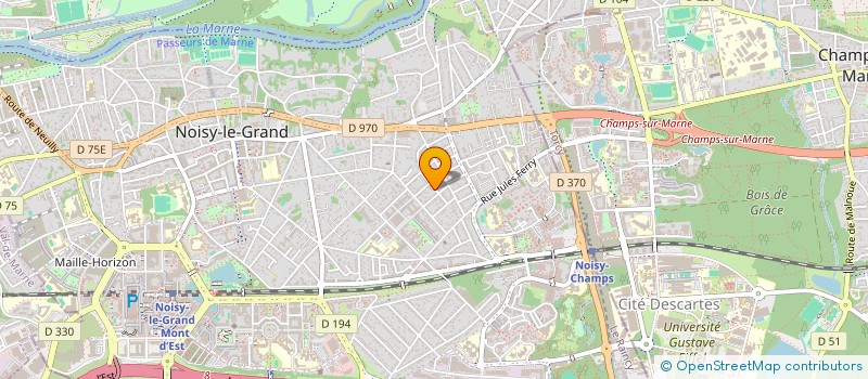 localisation de l'entreprise SCI LA SOUCHOTTE  NOISY-LE-GRAND