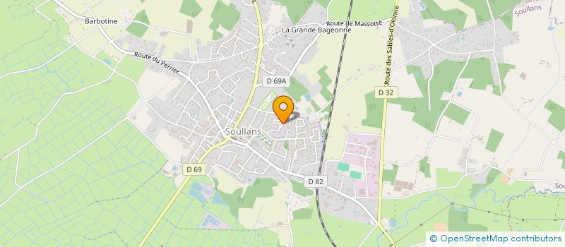 localisation de l'entreprise SCI LA SOULLANDAISE à SOULLANS