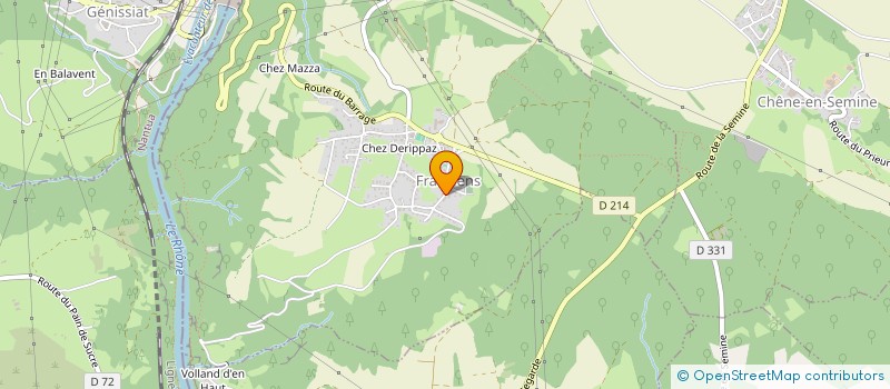 localisation de l'entreprise SCI LA SOURCE 2  FRANCLENS