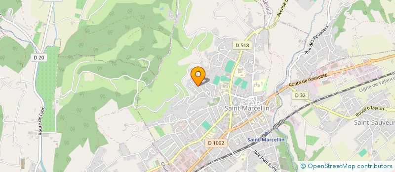 localisation de l'entreprise SCI LA SOURCE à SAINT-MARCELLIN