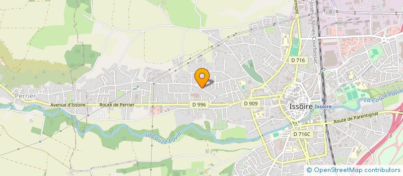 localisation de l'entreprise SCI LA SOURCE  ISSOIRE