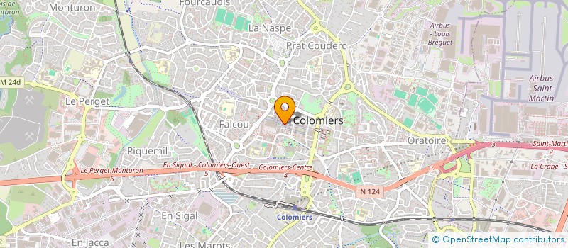 localisation de l'entreprise SCI LA SOURCE à COLOMIERS