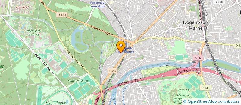 localisation de l'entreprise SCI LA SOURCE  NOGENT-SUR-MARNE