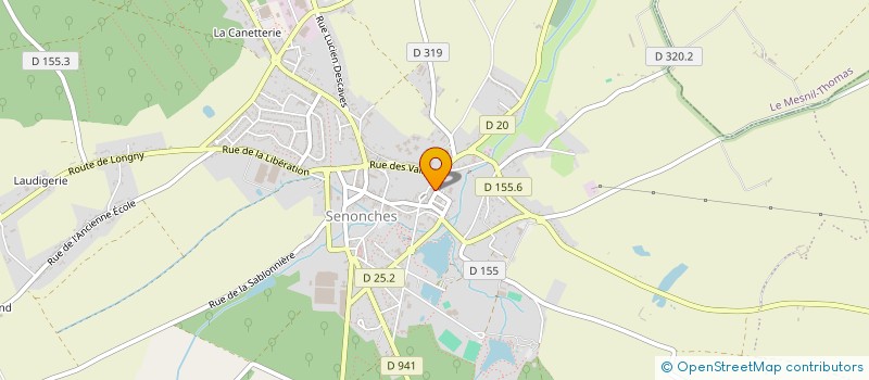localisation de l'entreprise SCI LA SOURCE à SENONCHES