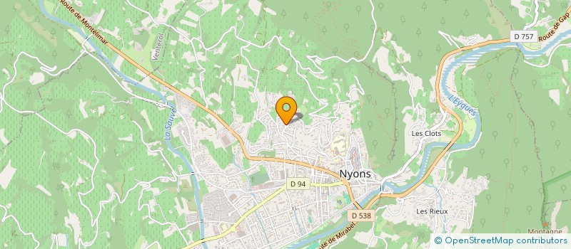 localisation de l'entreprise SCI LA SOURCE  NYONS