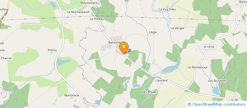 localisation de l'entreprise SCI LA SOURCE à PEYRILHAC