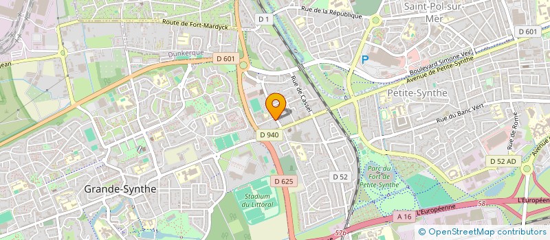 localisation de l'entreprise SCI LA SOURCE à DUNKERQUE