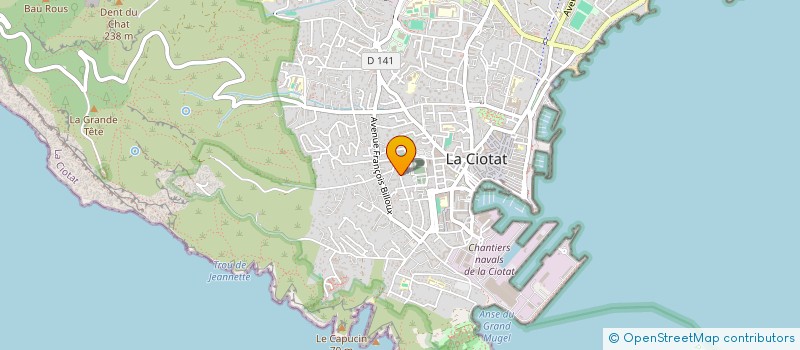 localisation de l'entreprise SCI LA SOURCE  LA CIOTAT