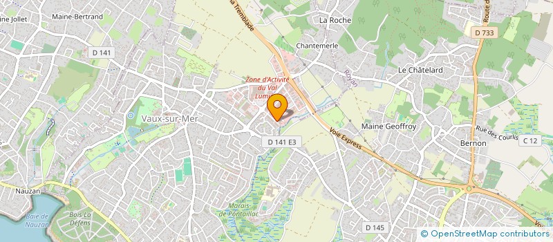 localisation de l'entreprise SCI LA SOURCE  VAUX-SUR-MER