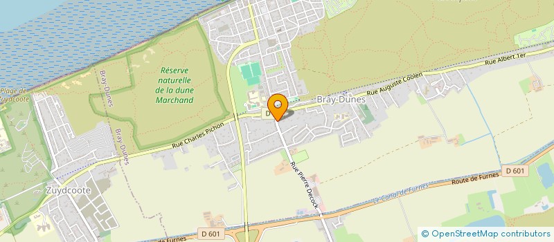 localisation de l'entreprise SCI LA SOURCE  BRAY-DUNES