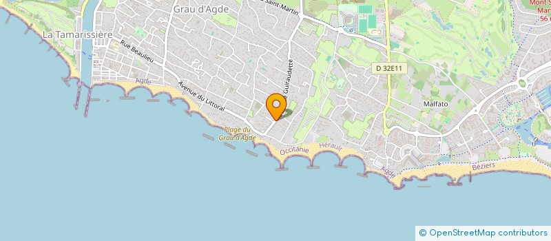 localisation de l'entreprise SCI LA SOURCE  NARBONNE