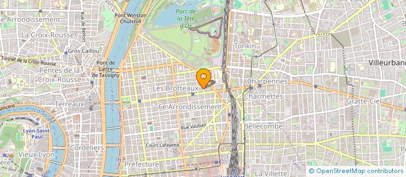 localisation de l'entreprise SCI LA SOURCE  LYON