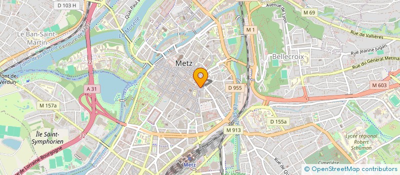 localisation de l'entreprise SCI LA SOURCE  METZ