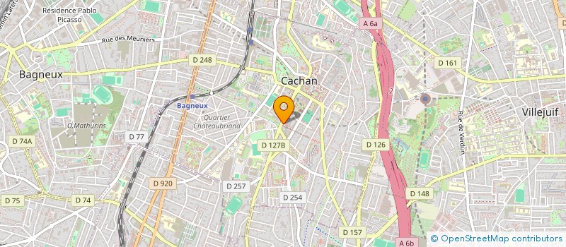 localisation de l'entreprise SCI LA SOURCE  CACHAN