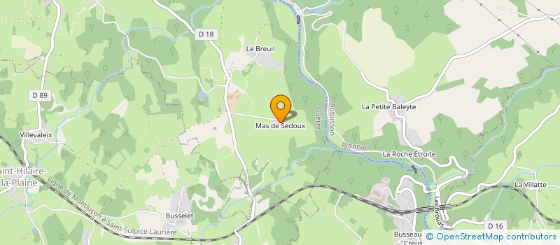 localisation de l'entreprise SCI LA SOURCE  SAINT-YRIEIX-LES-BOIS