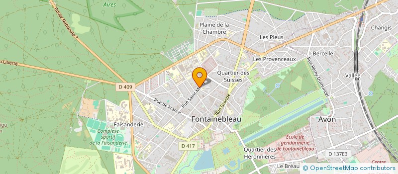 localisation de l'entreprise SCI LA SOURCE à FONTAINEBLEAU