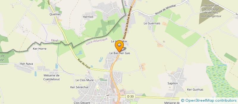 localisation de l'entreprise SCI LA SOURCE à HERBIGNAC