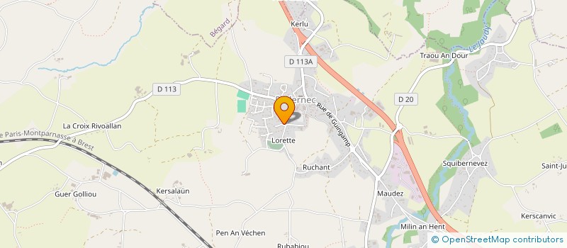 localisation de l'entreprise SCI LA SOURCE  PEDERNEC