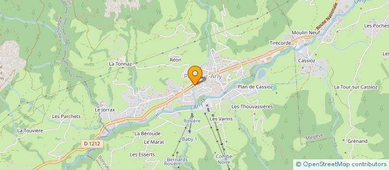 localisation de l'entreprise SCI LA SOURCE  PRAZ-SUR-ARLY