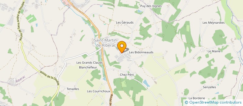 localisation de l'entreprise SCI LA SOURCE  RIBERAC