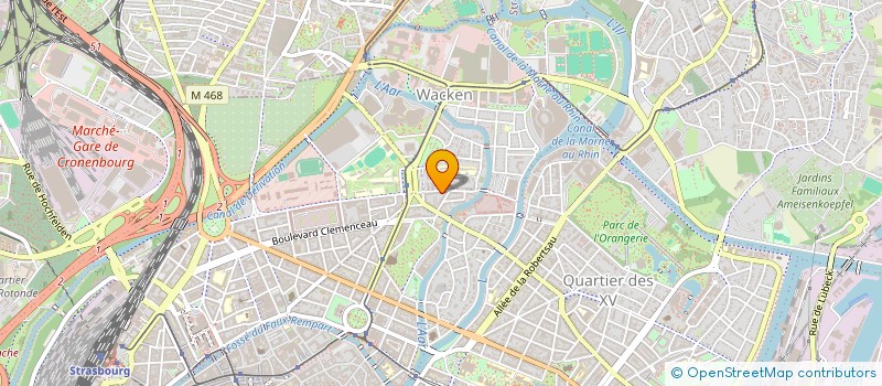 localisation de l'entreprise SCI LA SOURCE  STRASBOURG