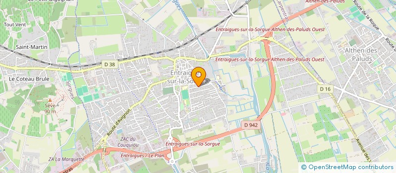 localisation de l'entreprise SCI LA SOURCE  ENTRAIGUES-SUR-LA-SORGUE