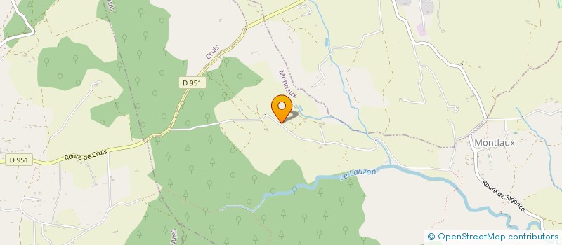 localisation de l'entreprise SCI LA SOURCE  MONTLAUX