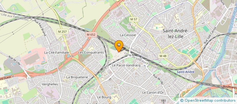 localisation de l'entreprise SCI LA SOURCE à LAMBERSART