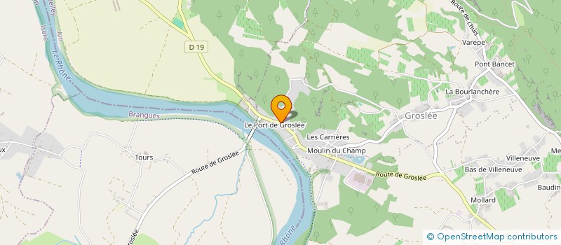 localisation de l'entreprise SCI LA SOURCE DE JIRIEUX  GROSLEE-SAINT-BENOIT