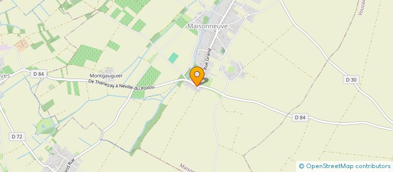 localisation de l'entreprise SCI LA SOURCE DE LA DIVE  MAISONNEUVE