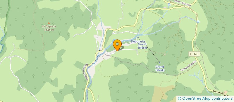 localisation de l'entreprise SCI LA SOURCE DE LA LOIRE  SAINTE-EULALIE