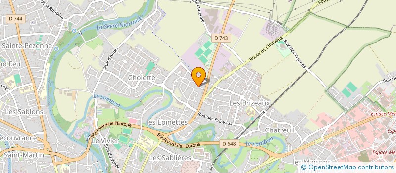 localisation de l'entreprise SCI LA SOURCE DE PAUCA à NIORT