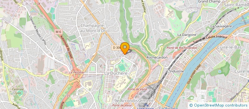 localisation de l'entreprise SCI LA SOURCE DES PIERRES  LYON