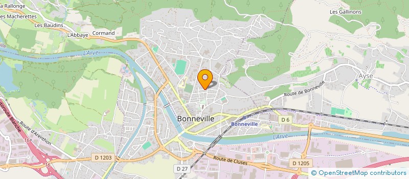 localisation de l'entreprise SCI LA SOURCE DU BETTY  BONNEVILLE