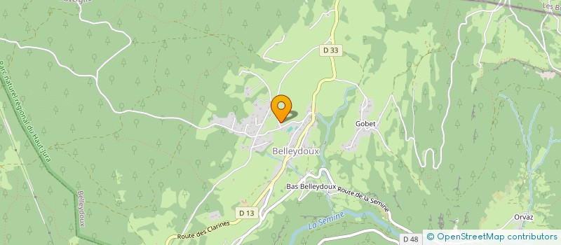 localisation de l'entreprise SCI LA SOURCE DU PRE MASSET  ECHALLON