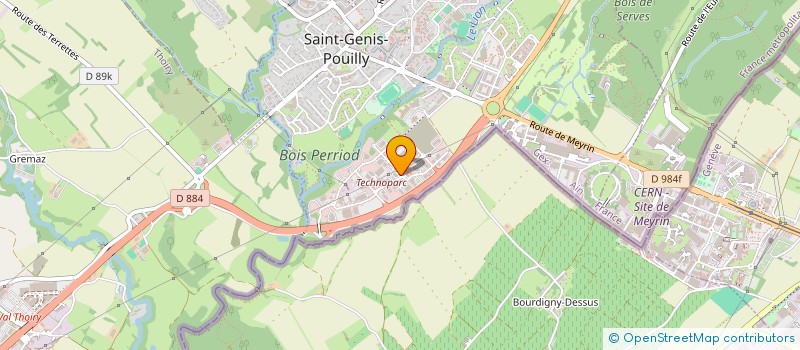 localisation de l'entreprise SCI LA SOURCE EN SOI à SAINT-GENIS-POUILLY