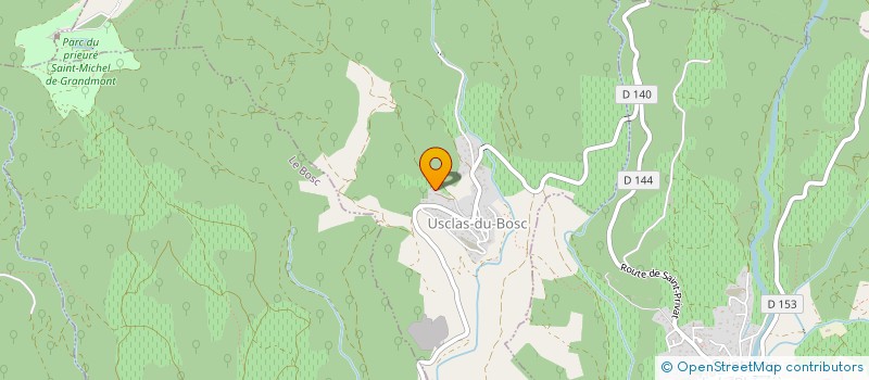 localisation de l'entreprise SCI LA SOURCE ENCHANTEE  SOUMONT