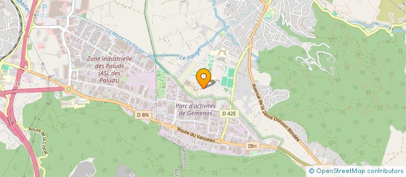 localisation de l'entreprise SCI LA SOURCE ST PIERRE  GEMENOS