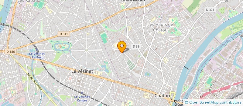 localisation de l'entreprise SCI LA SOURCE VIVE  CHATOU