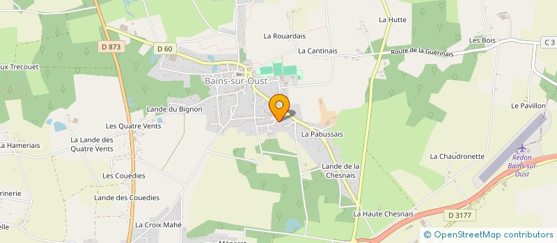 localisation de l'entreprise SCI LA SOURIAIS  BAINS-SUR-OUST