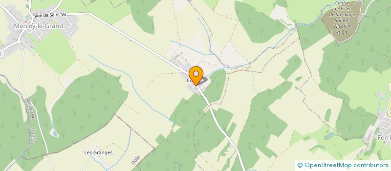 localisation de l'entreprise SCI LA SOURIS  MERCEY-LE-GRAND