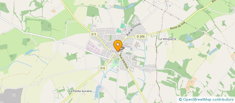 localisation de l'entreprise SCI LA SOURIS VERTE  CHAUVE