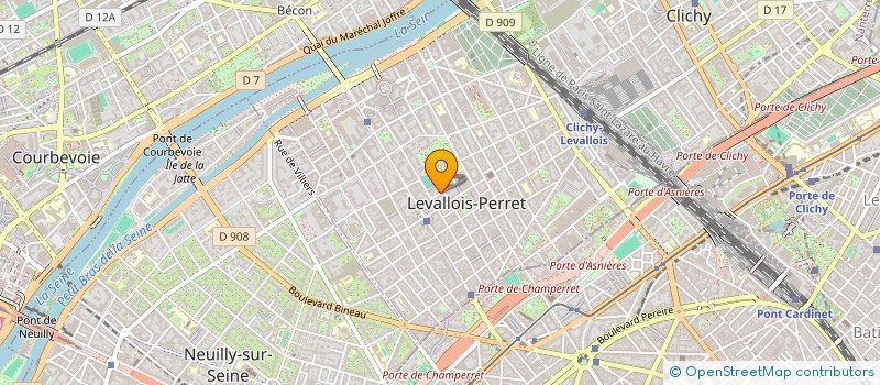 localisation de l'entreprise SCI LA SOUSTA à LEVALLOIS-PERRET